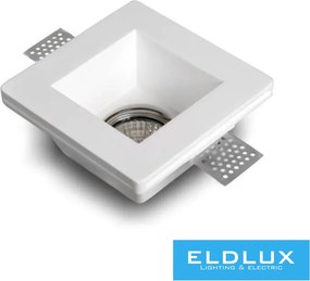 UNIVERSO Gipsz süllyesztett spot lámpatest 1xGU10 125x125x55mm IP20 fehér
