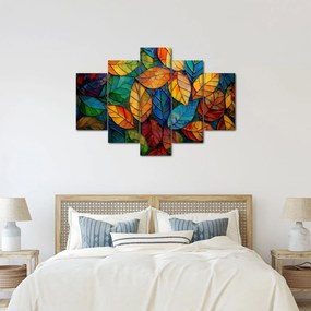 Kép - Levélmozaik (150x105 cm)