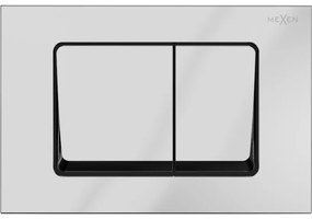 Mexen Fenix 10 XS öblítő gomb, fényes króm - 601001