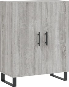 vidaXL szürke sonoma színű szerelt fa tálalószekrény 69,5 x 34 x 90 cm
