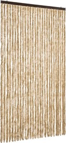 vidaXL bézs zsenília rovarfüggöny 118 x 220 cm