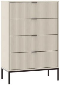 ONTARIO 4 Fiókos Komód Kasmír Színben. 76 cm.