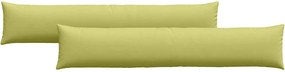 vidaXL Kanapé párnák 2 pcs Világos zöld 200 x 40 cm szövet