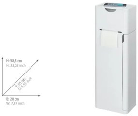 WENKO 24212100 - IMON WC-kefe, 20x58,5 cm, fehér