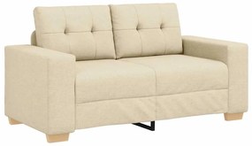 krém szövet loveseat kanapé 120 cm