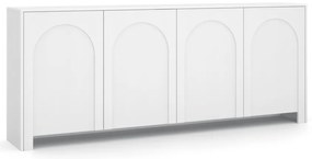 4 Ajtós Komód Matt Fehér Színben. ARCO