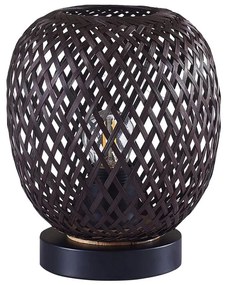 Asztali lámpa ZANZIBAR 1xE27/20W/230V átm. 18 cm bambusz