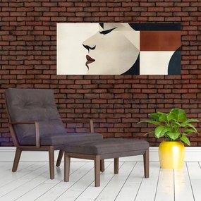 Kép - Nő profilból (120x50 cm)
