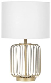 Aranyszínű fém asztali lámpa 58 cm THOUET Beliani