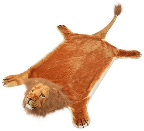 barna plüss oroszlán szőnyeg 205 cm