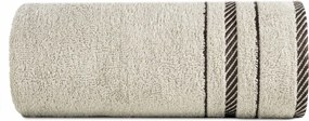 Törölköző Korall 70x140 bézs frottír 480g/m2