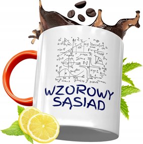 Narancssárga Bögre Szomszédnak Ajándék fényképes nyomattal