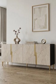 Evva 150 - Anthracite, Travertine, Gold