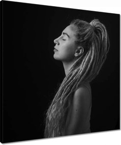 Vászonkép 50x50 Retro női portré