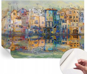 Design fali fotótapéta öntapadós Varázslatos város 312x219 cm