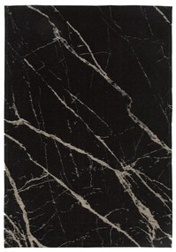 FX Pietra Black könnyen tisztítható mintás szőnyeg
