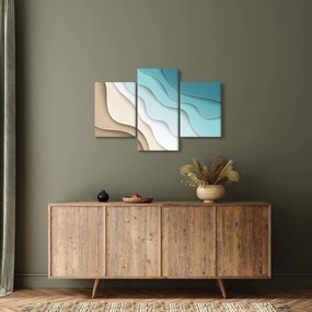 Absztrakt kép a tenger partján (90x60 cm)