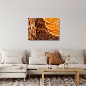 Üveg kép - Illatos fűszerek (70x50 cm)