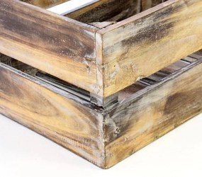 DIVERO Kerti fa tároló doboz Vintage 42 x 23 cm