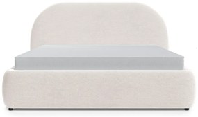 Franciaágy 180 cm Olivo P (ágyráccsal) (tárolóhellyel) (fehér + fekete). 1100398