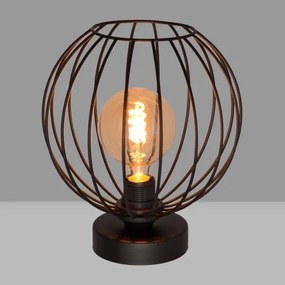 Asztali lámpa MERCURE 1xE27/15W/230V fekete