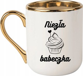 Bögre Elegáns Fehér Arany Rant Vicces Ajándék Szép Muffin