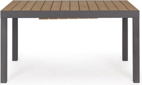 Alumínium kerti étkezőasztal 90x140 cm Elias – Bizzotto