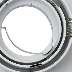 beépített reflektorok 12 db Négyzet GU10 Fehér 91x91 mm