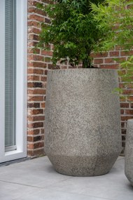 Pottery Pots Harith Magas virágcserép, szürke diorit, többféle méretben - Fazekas edények méret: S - ⌀ 40 óra. 48 cm