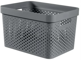 Curver Infinity Dots doboz 17L szürke