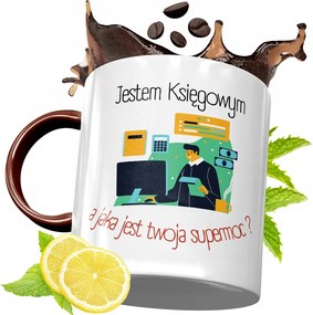 Bordó Bögre Könyvelőnek Születésnapra Ajándék fényképes nyomattal