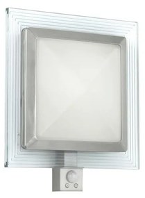 Eglo EGLO 88163 - Kültéri fali lámpa érzékelővel PALI 1xE27/15W + 1xLED/1,28W EG88163