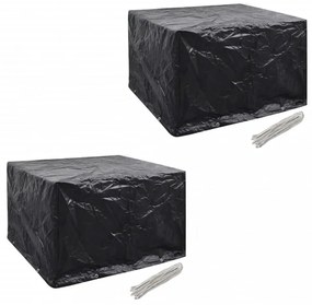 2 db védőhuzat 4 személyes polyrattan szetthez 113 x 113 cm