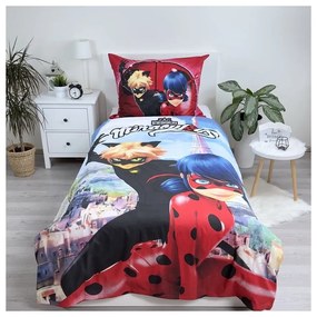 Egyszemélyes pamut gyerek ágyneműhuzat 140x200 cm Miraculous – Jerry Fabrics