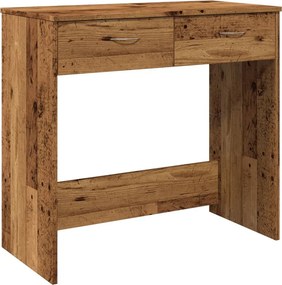 vidaXL antik fa színű szerelt fa íróasztal 80 x 40 x 75 cm