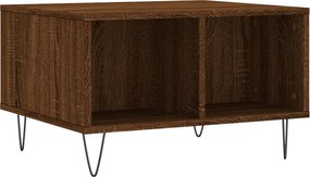 vidaXL barna tölgyszínű szerelt fa dohányzóasztal 60x50x36,5 cm