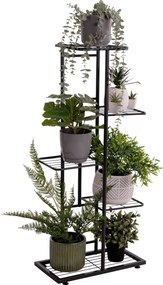 Fém állvány a virágokra, sötétszürke, BAMIR TYP 1