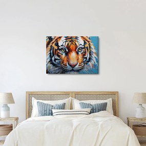 Kép - Tigris látképe, festmény (70x50 cm)