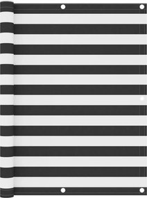 vidaXL antracitszürke-fehér oxford-szövet erkélyparaván 120 x 600 cm