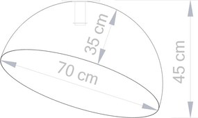 Mennyezeti Lámpa Fekete SFERA SIGMA 32472