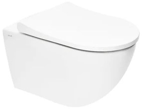 Wall-hung WC VitrA S60 with seat, white 7510-003-6288