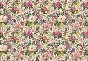 Fotótapéta - Mintás virágfestmény (147x102 cm)