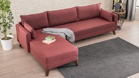 Széthúzható kanapé  Bellina 1 (bordó) (B). 1063027