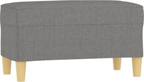 vidaXL sötétszürke szövet pad 70 x 35 x 41 cm
