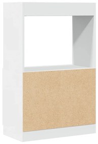 fehér szerelt fa magasszekrény 63 x 33 x 100 cm