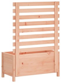 tömör duglászfenyő kerti növénytartó állvánnyal 79x39,5x114 cm