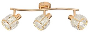 Spotlámpa DUBAI 3xE14/40W/230V Rózsaarany