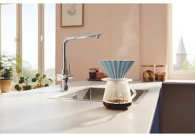 GROHE 30600000 - BLUE PURE L-kifolyós konyhai csaptelep, fényes króm