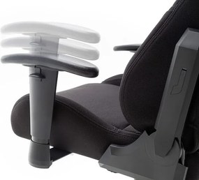 DXRacer irodai gamer szék, fekete