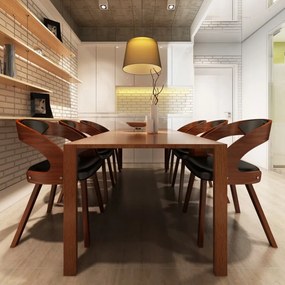 vidaXL 6 db barna műbőr étkezőszék